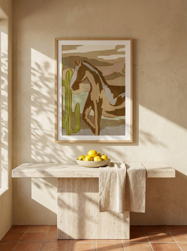 Wild Desert Horse By Nikita Jariwala | Art & Canvas Print