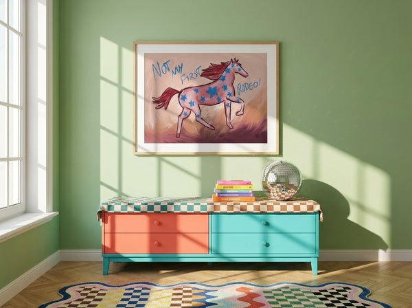 Not My First Rodeo By Athene Fritsch | Art & Canvas Print