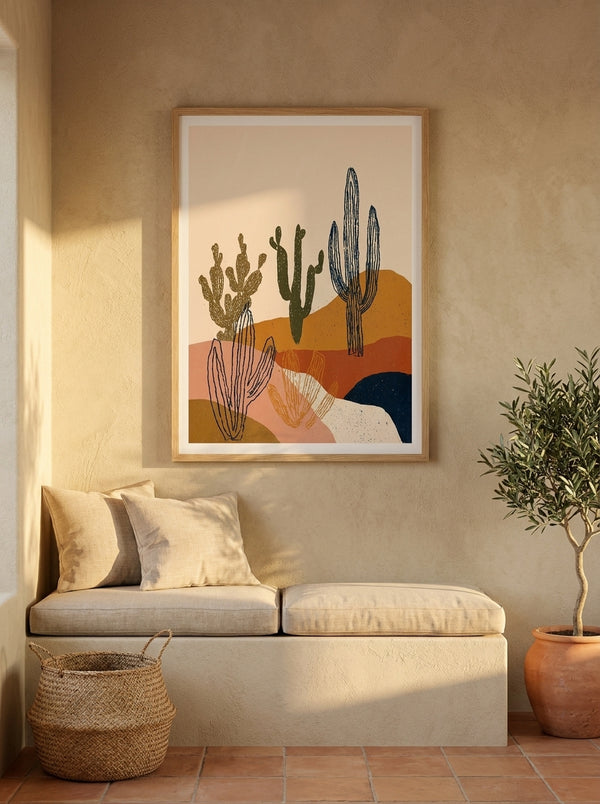 Desertlandscape By Treechild | Art & Canvas Print