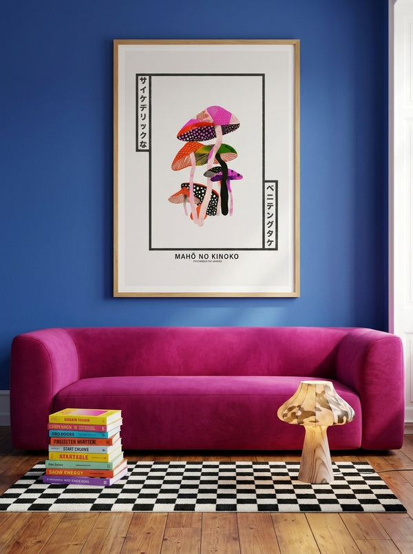 Psychedelic Magic Mushrooms By Pictufy Studio IV | Art & Canvas Print