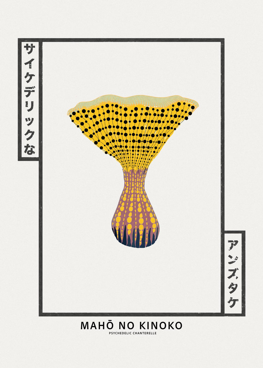Magic Dotted Mushroom By Pictufy Studio IV | Art & Canvas Print