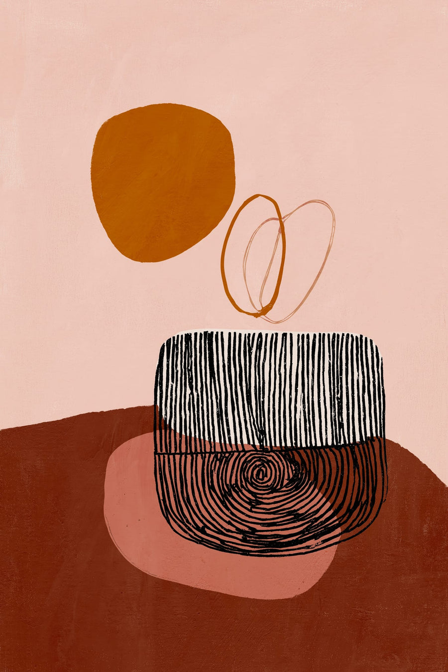 Floatingforms By Treechild | Art & Canvas Print
