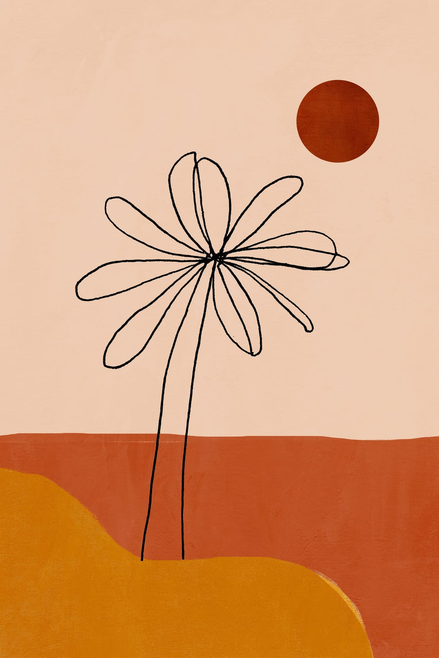 Palmandsunno02 By Treechild | Art & Canvas Print