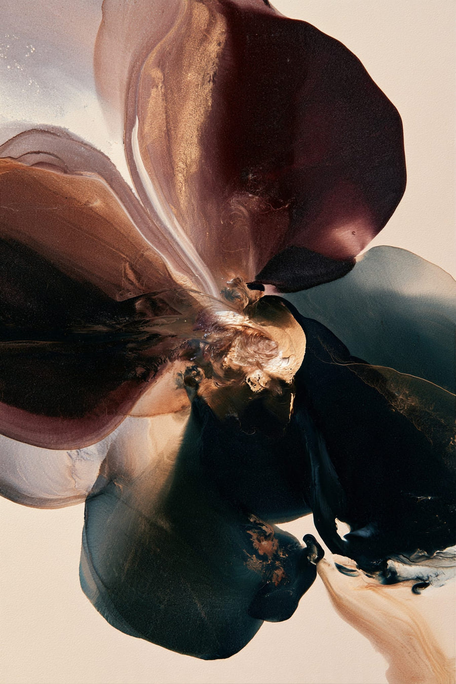 Molten Petals in Shadow | Art & Canvas Print