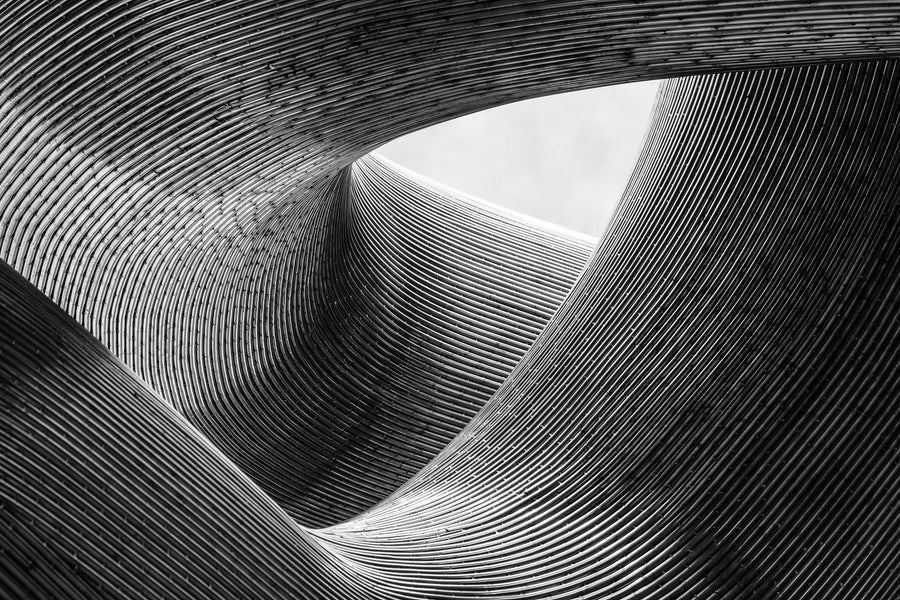 Dynamic Architectural Curves By Peter Pfeiffer | Art & Canvas Print