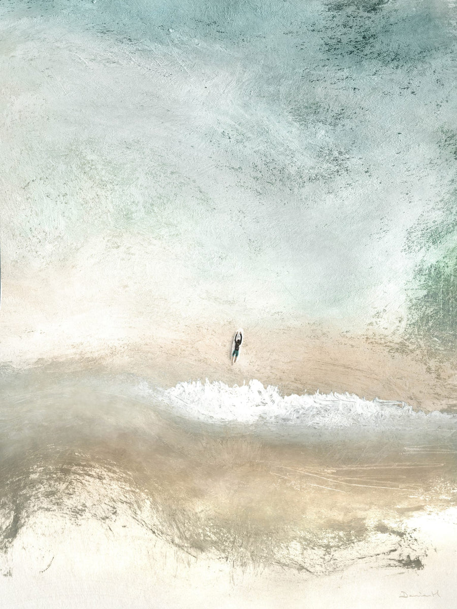 Quiet Ocean Moment By Dan Hobday | Art & Canvas Print