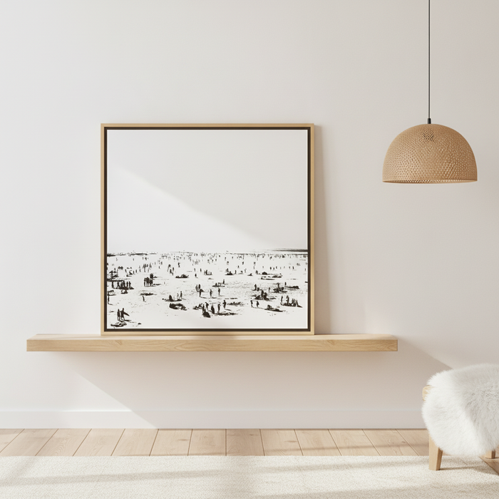 Beach No2 By Dan Hobday | Canvas Square Print