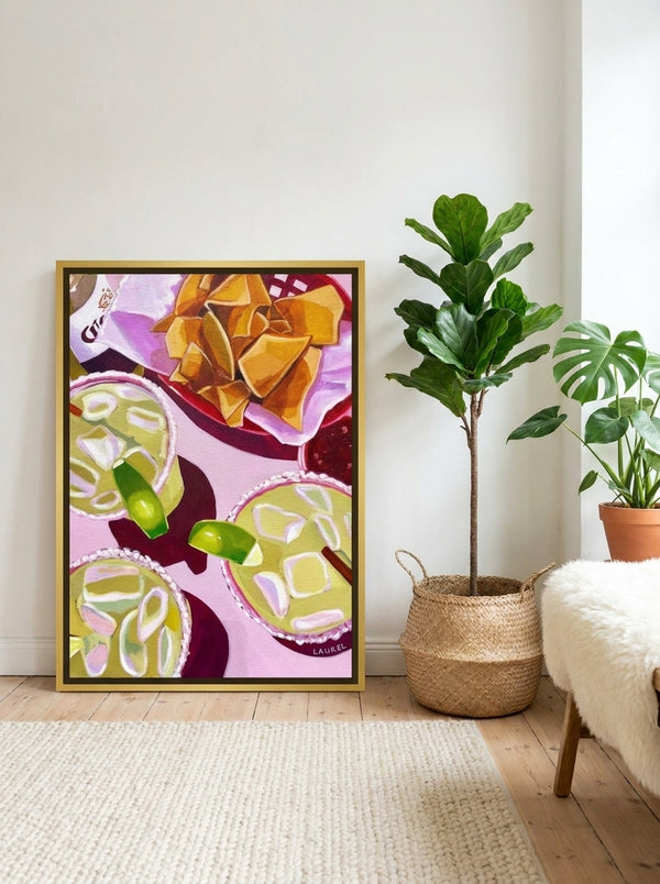 Margaritas And Chips By Laurel Greenfield | Art & Canvas Print
