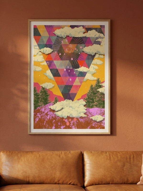 Psychedelic Nature by Showdeer | Art & Canvas Print
