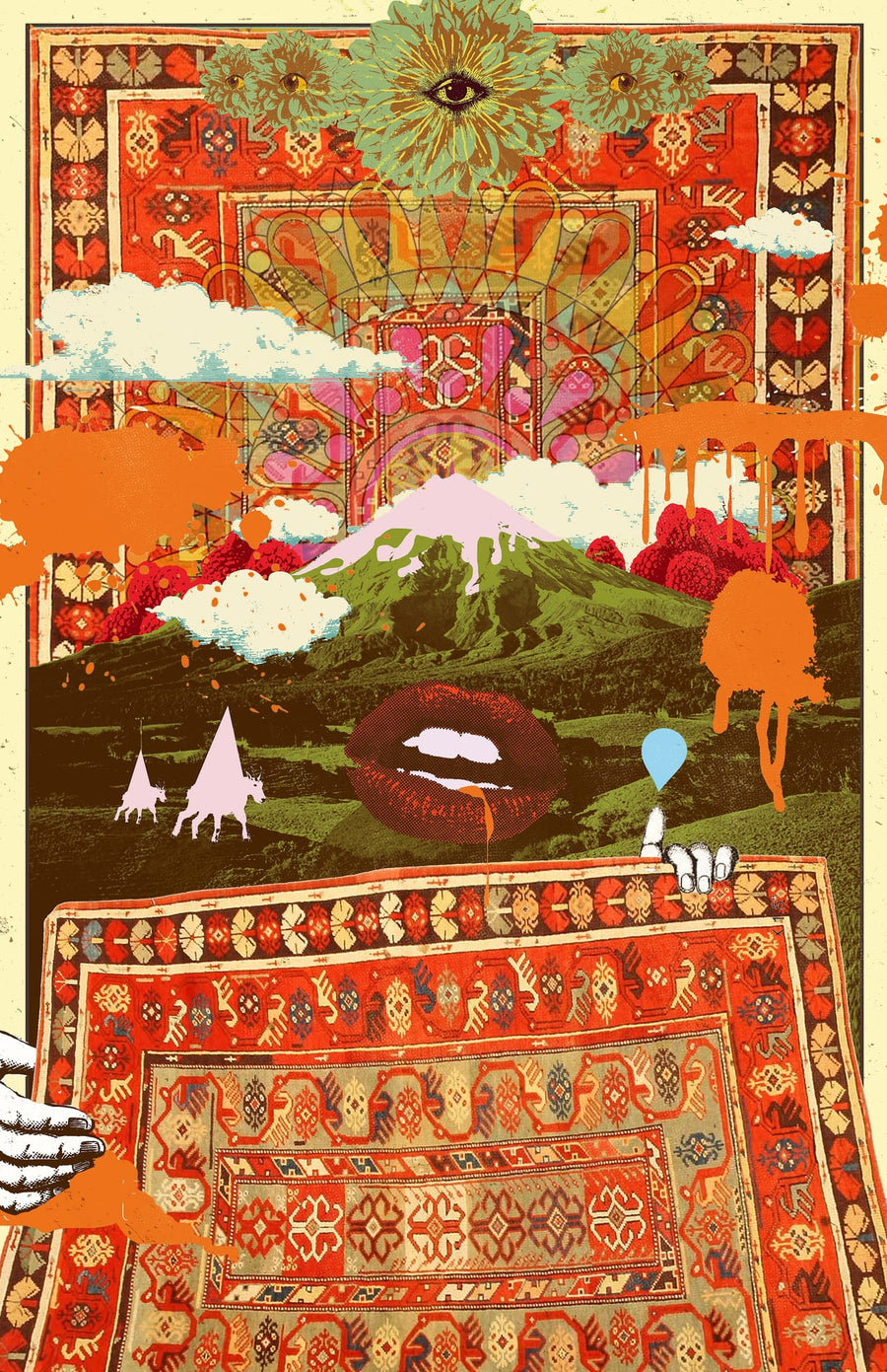 Morning Psychedelia by Showdeer | Art & Canvas Print