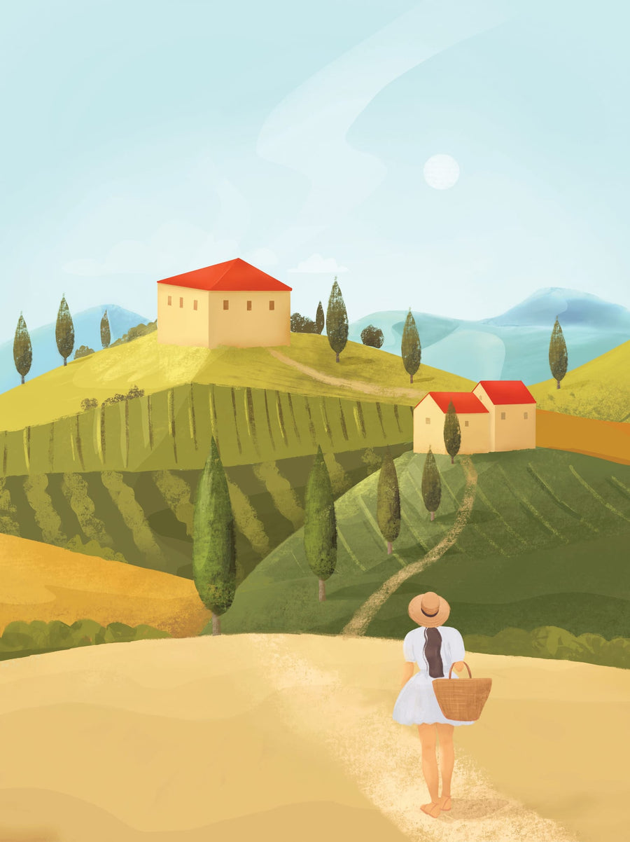 Tuscany By Petra Lizde | Art & Canvas Print