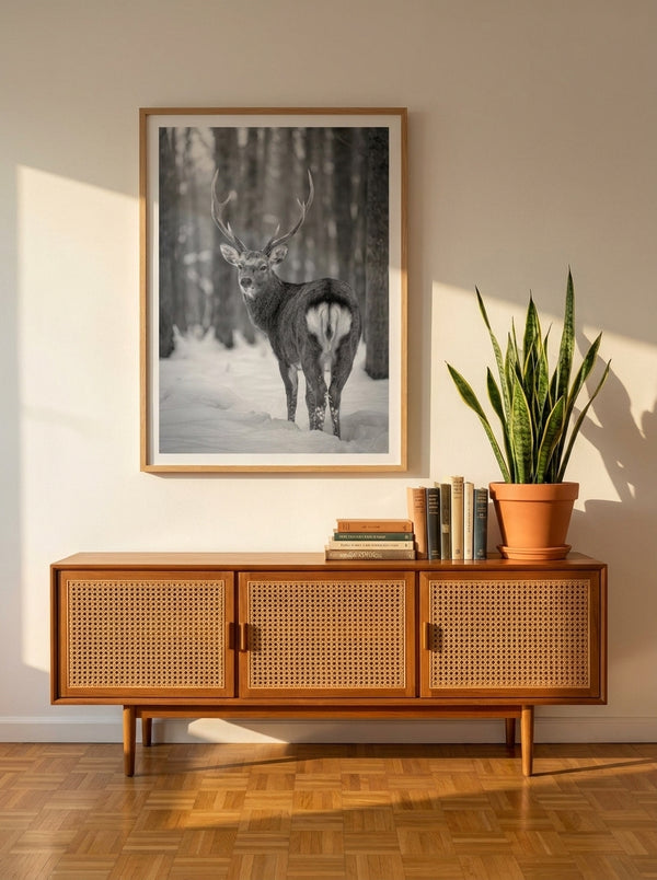 Majestic Winter Deer By Andreas Magnusson | Art & Canvas Print