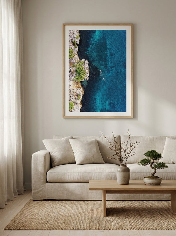 Afloat In Sapphire By Christian Peligrino | Art Print