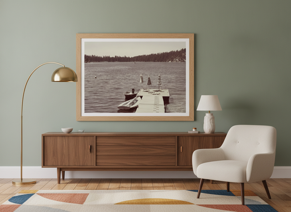 Serene Lake Dock By Gemma Bardot | Art & Canvas Print