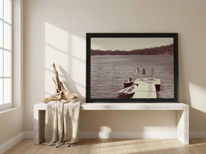 Serene Lake Dock By Gemma Bardot | Art & Canvas Print