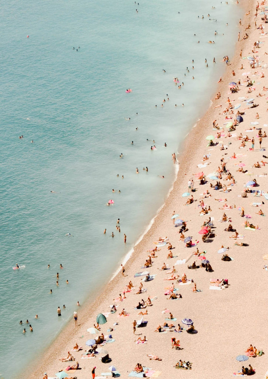Sunny Beach Day By Talitha McQueen | Art & Canvas Print