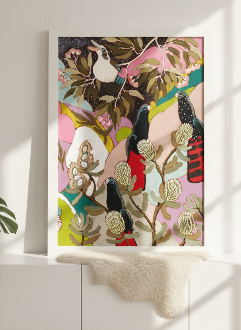 Lets Meet For Dinner By Hannah Goggs | Art & Canvas Print