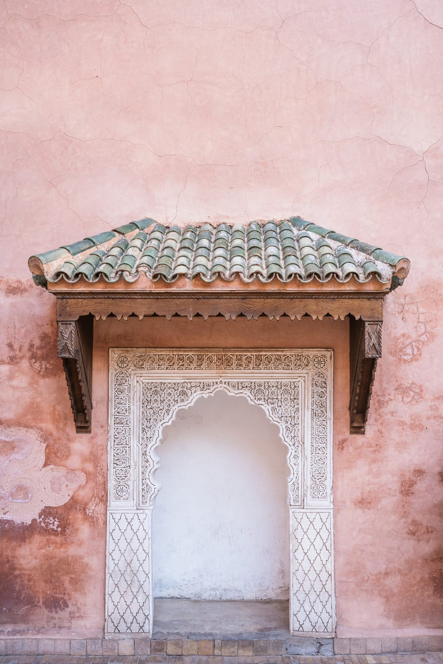 Moroccan Pink Archway By Photolovers | Art & Canvas Print