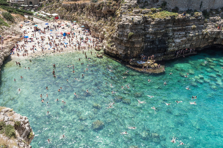 Turquoise Water Beach Cove By Photolovers | Art & Canvas Print