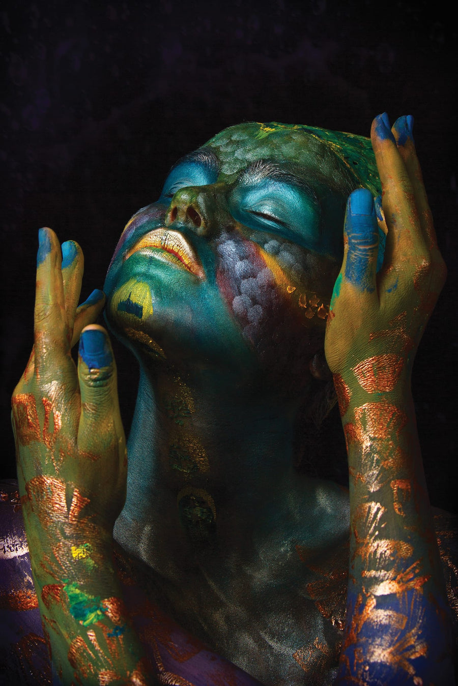 Mystical Painted Portrait By Ivan Kovalev | Art & Canvas Print