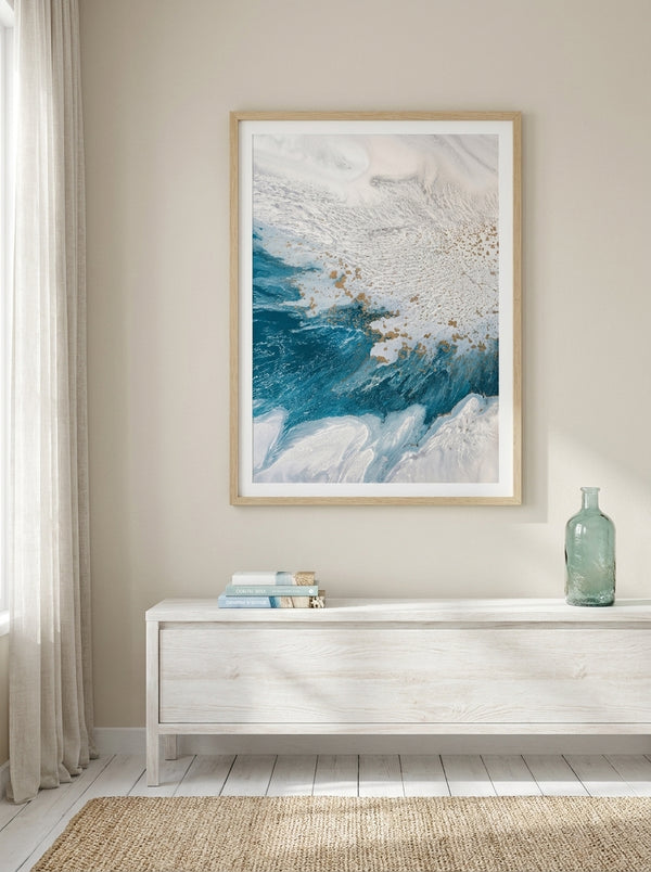 Tidal Shores 1 By Petra Meikle de Vlas | Art & Canvas Print