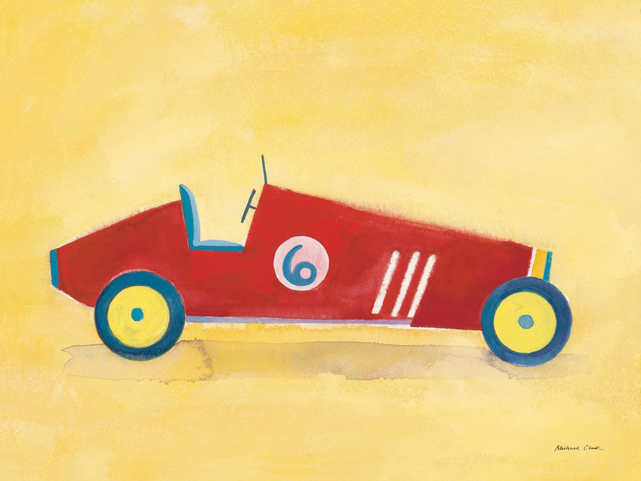 Race Car 6 By Michael Clark | Art & Canvas Print