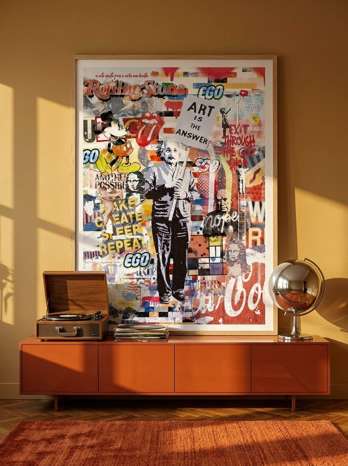 Art Is The Answer II By Richard Quexo | Art & Canvas Print