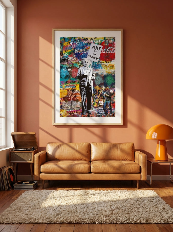 Art Is The Answer By Richard Quexo | Art & Canvas Print