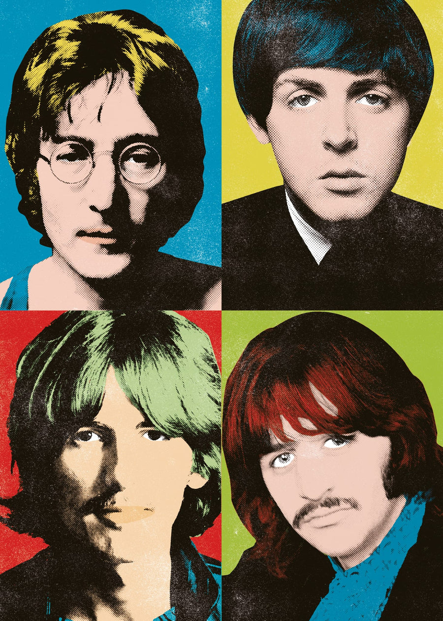 Beatles By Roberto Quexo | Art & Canvas Print