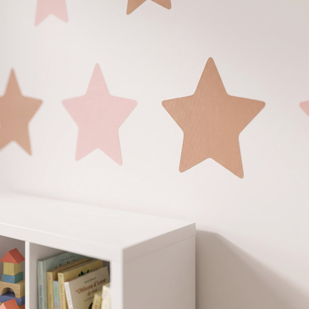 Starry Sky Wall Sticker Decals wall decals: a close-up of the decals from one side in a kids' room