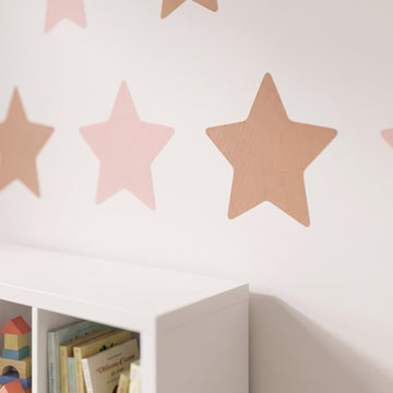 Starry Sky Wall Sticker Decals wall decals: a close-up of the decals from one side in a kids' room