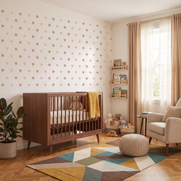 Starry Sky Wall Sticker Decals wall decals: the whole room from a corner in a nursery
