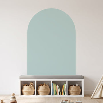 Colour Pop Arch Wall Sticker Decals wall decals on a playroom wall (in Duck Egg, Large (98 x 180 cm) size)