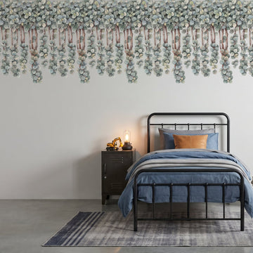 Trailing Gum Vine Wall Sticker Decals wall decals on a boy's bedroom wall (Per Panel size)
