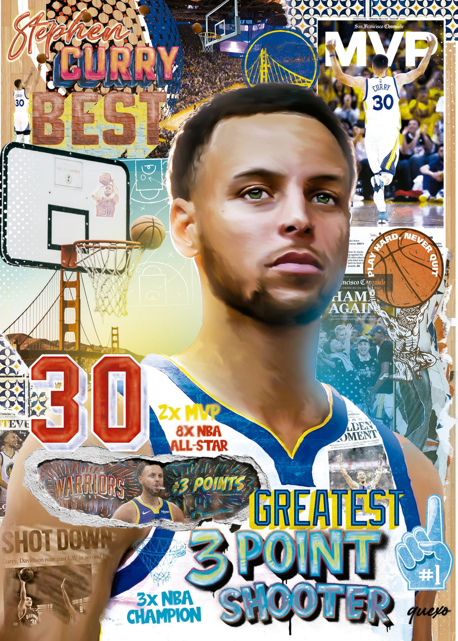 Curry By Richard Quexo | Art & Canvas Print
