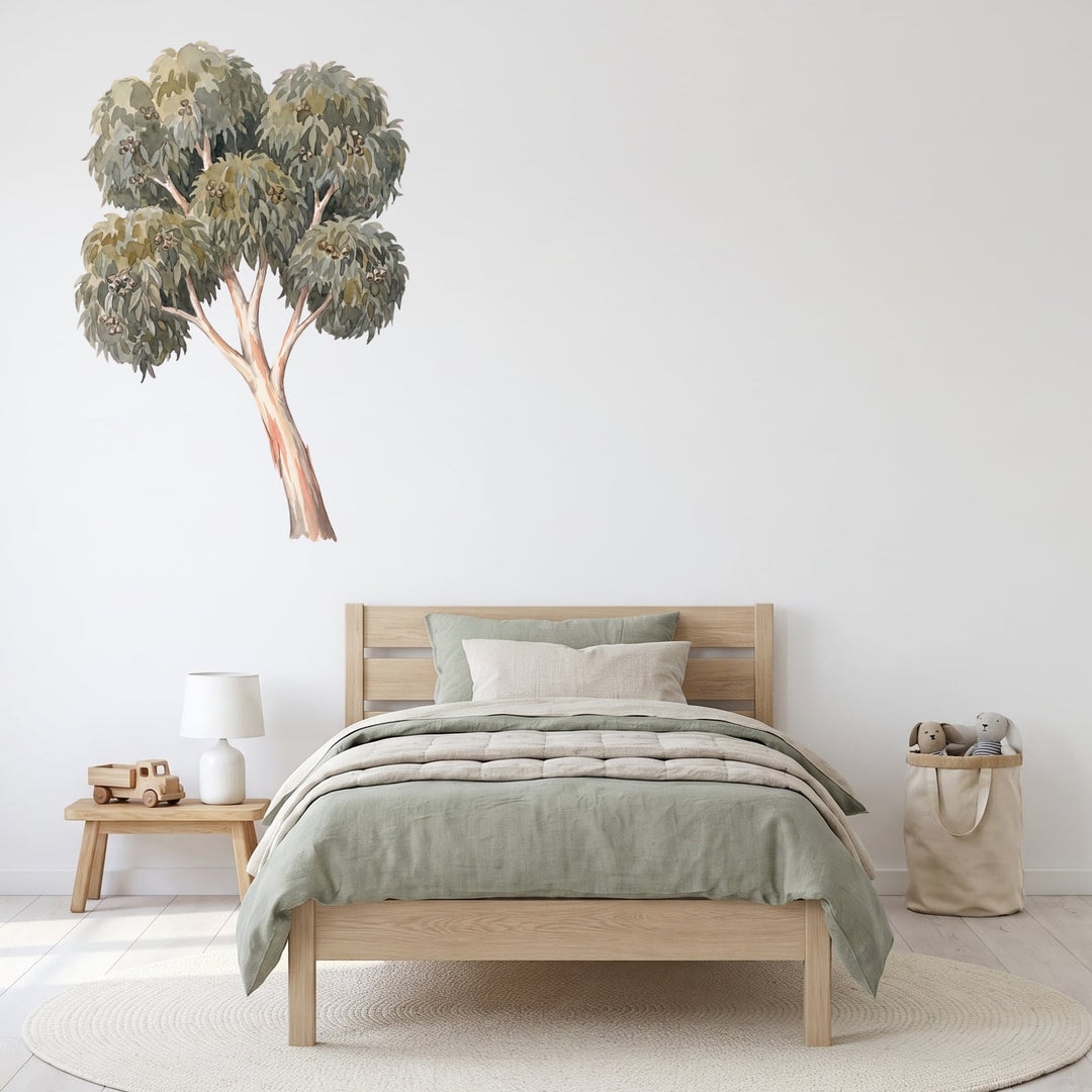 Ghost Gum Tree Wall Sticker Decals wall decals on a boy's bedroom wall (Small (81 x 120 cm) size)