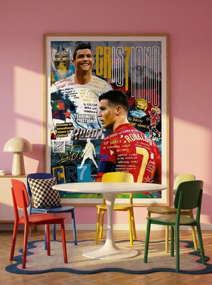 CR7 By Ricardo Quexo | Art & Canvas Print