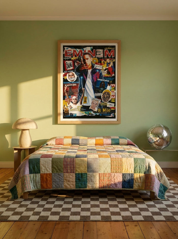 Eminem By Ricardo Quexo | Art & Canvas Print