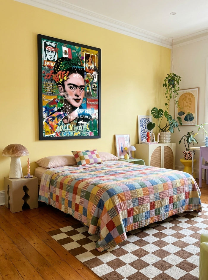 Frida Kahlo By Ricardo Quexo | Art & Canvas Print