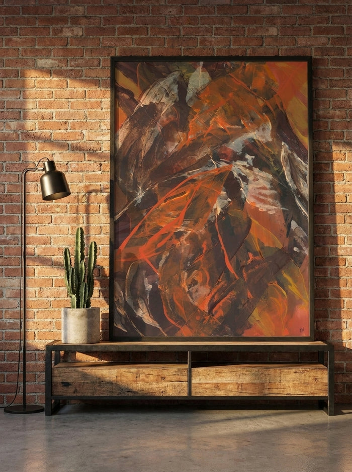 Amber Reverie By Carrie Welsh | Art & Canvas Print