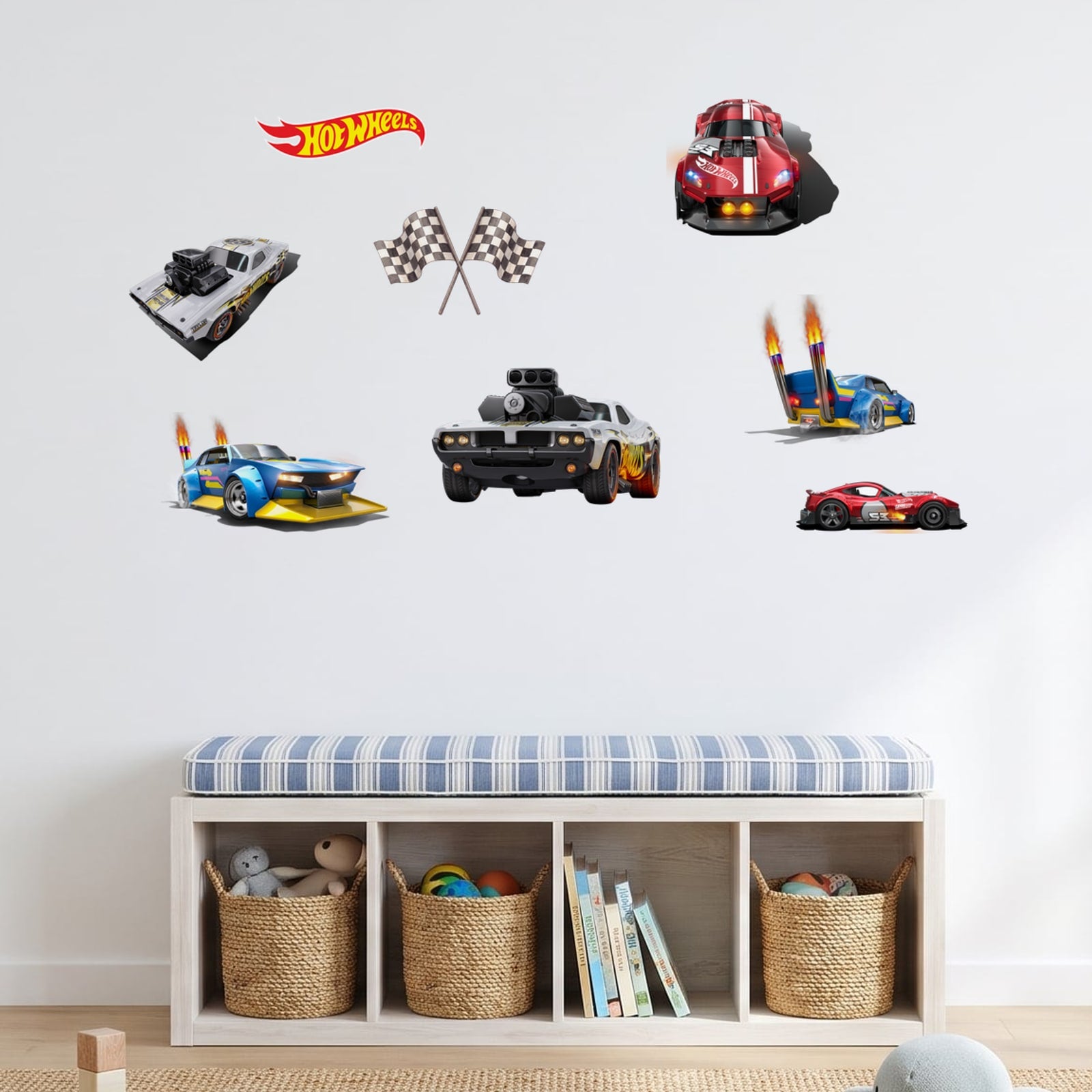 Hot Wheels Speed Demons | Hot Wheels wall decals | Wall Sticker Decals