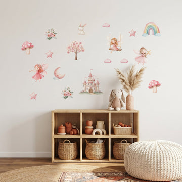 Fairy Garden Dreams Wall Sticker Decals wall decals on a kids' room wall (Accent (Small) size)