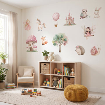 Fairy Land Wall Sticker Decals wall decals: the whole room from a corner in a kids' room