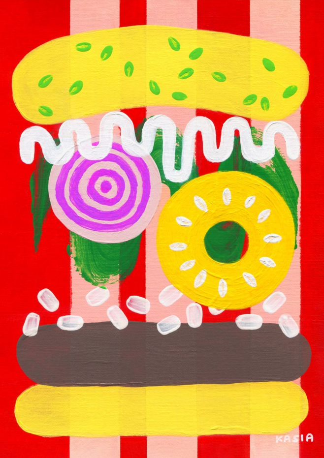 The Funfair by Kasia Sykus,frame