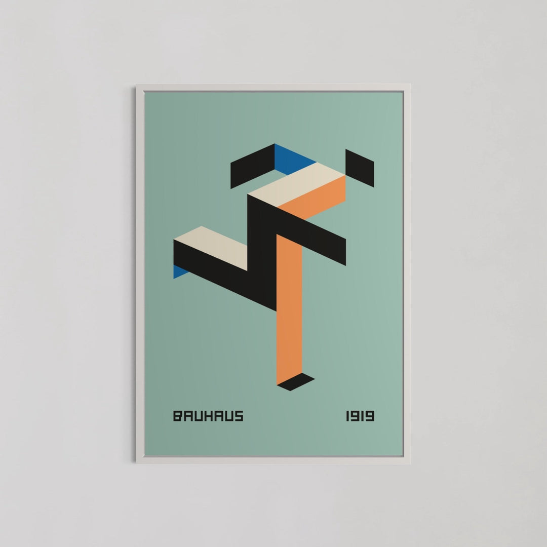 1919 Running Man Teal by Bauhaus - Style My Wall