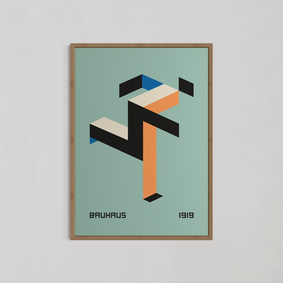 1919 Running Man Teal by Bauhaus - Style My Wall