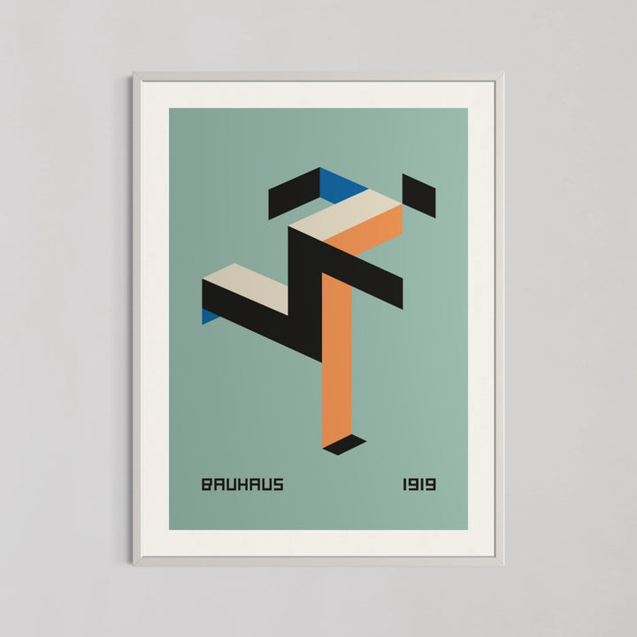 1919 Running Man Teal by Bauhaus - Style My Wall