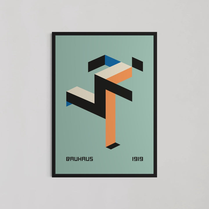 1919 Running Man Teal by Bauhaus - Style My Wall