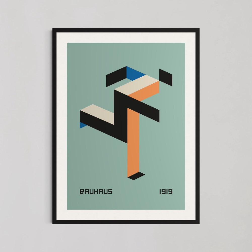 1919 Running Man Teal by Bauhaus - Style My Wall