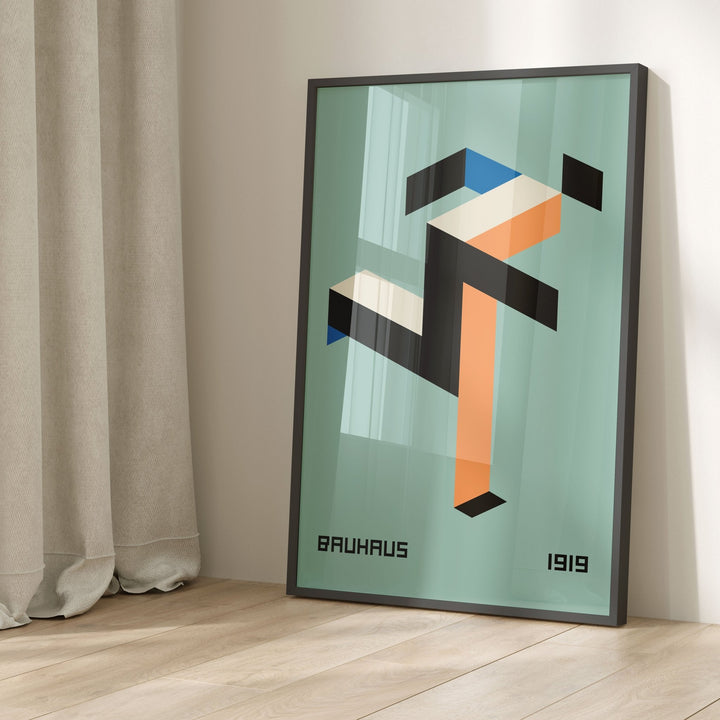 1919 Running Man Teal by Bauhaus - Style My Wall